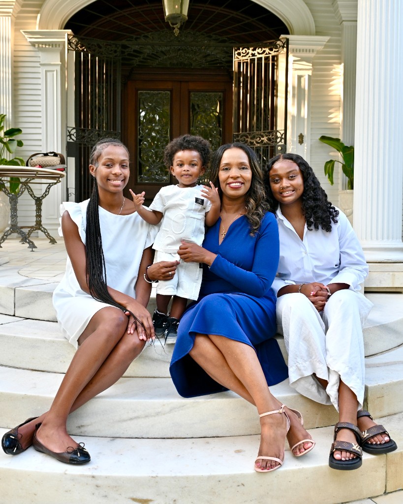 Judge Kimya M. Holmes with her family